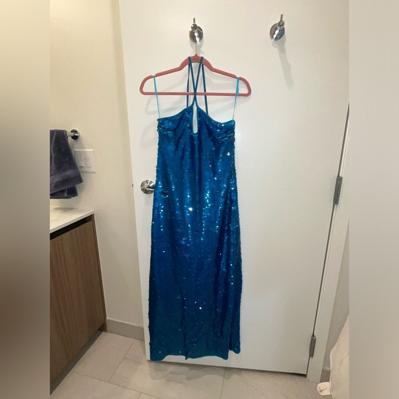 Cult Gaia Lily Sequin Embroidered Maxi Dress - Picture 5 of 9